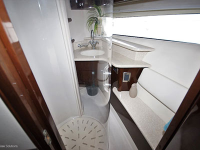 Shower aboard Black Diamond