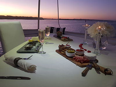 Black Diamond food service for VIP Celebrity Escape