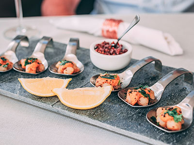 Food service prepared for VIP escape customers